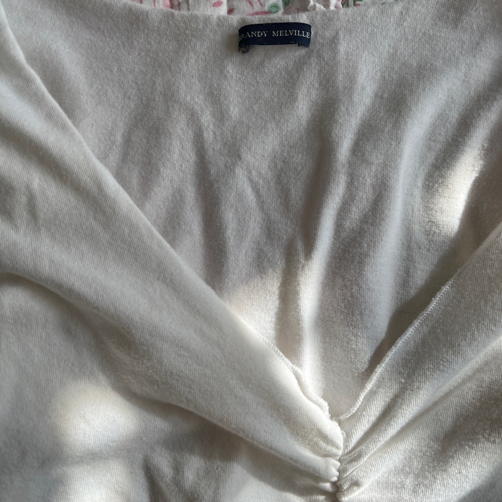 brandy melville long sleeve gina top